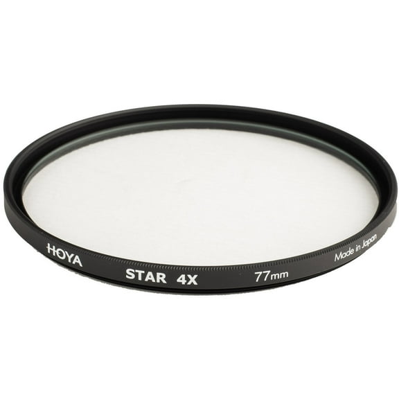 Hoya 77mm Creative Star 4X Cross Screen Glass Filter