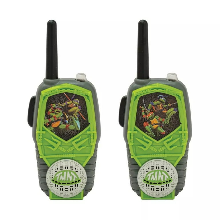 TMNT Walkie-Talkie Toys: Light-up, 500 Ft Range Play Set for Kids