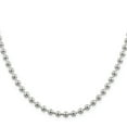 thumbnail image 1 of 925 Sterling Silver 5mm Beaded Chain 18 Inch, 1 of 5