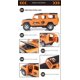 thumbnail image 4 of Coche de aleación fundido a presión modelo 1/32 Defender Off-Road con luz, 4 of 5