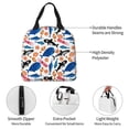 thumbnail image 2 of Kdxio Cute Sea Animals Print Insulated Lunch Bag,Reusable Tote Lunch Box for Women Men,Leakproof Cooler Lunch Bags for Work Office Travel Picnic, 2 of 6