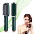thumbnail image 2 of Graflsoa Brosse Lissante Ionique avec 5 Réglages de Chaleur Réglables, Outil de Coiffage à Double Usage pour Cheveux Raides et Bouclés, Design Compact, Vert, Norme US, 2 of 6