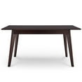 thumbnail image 3 of Modway Oracle 59" Rectangle Modern MDF Wood Dining Table in Cappuccino, 3 of 6
