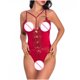 thumbnail image 4 of Lencería sexy, pijamas sexy transparentes de malla en V profunda, honda elástica de una pieza Fridja nalpqowj12113, 4 of 9