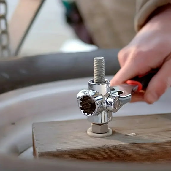 52-in-1 Multifunctional Socket Wrench Set - Metric 8-19mm & SAE 5/16"-3/4", Non-Slip Handle, 360° Swivel Head, Magnetic - Universal for Home/Auto Repair