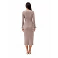 thumbnail image 3 of PRETTYGARDEN Women's Midi Sweater Dress, Sizes S-XXL, 3 of 6