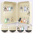 thumbnail image 5 of Key Cabinet, Locking Key Organizer Wall Mount, Key Storage Lock Box with Code, Metal Key Lock Box with 2 Keys for Car Dealer, Property Manager, Hotel, 5 of 8