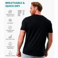 thumbnail image 3 of Merino.tech Men's Merino Wool Short Sleeve T-Shirt with Socks, Charcoal Gray, Size XL, 3 of 3