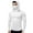 White, variant on QIUOMBBP UPF 50+ Hoodie for Women Long Sleeve Ice Silk Sun Protection Shirts with Face Mask Unisex Breathable Summer Tennis Golf Tops Yellow L