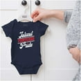 thumbnail image 5 of Island Puerto Rican Pride Se Levanta Romper Boys or Girls Infant Baby Brisco Brands NB, 5 of 6