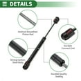 thumbnail image 6 of Unique Bargains 2 Set 55lb/245N/25kg 10inch/254mm Gas Struts Black for Car Truck RV Boat, 6 of 7
