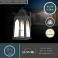 thumbnail image 2 of Vaxcel International T0591 6.5 in. Pilsen Outdoor Wall Light, Brushed Charcoal, 2 of 8