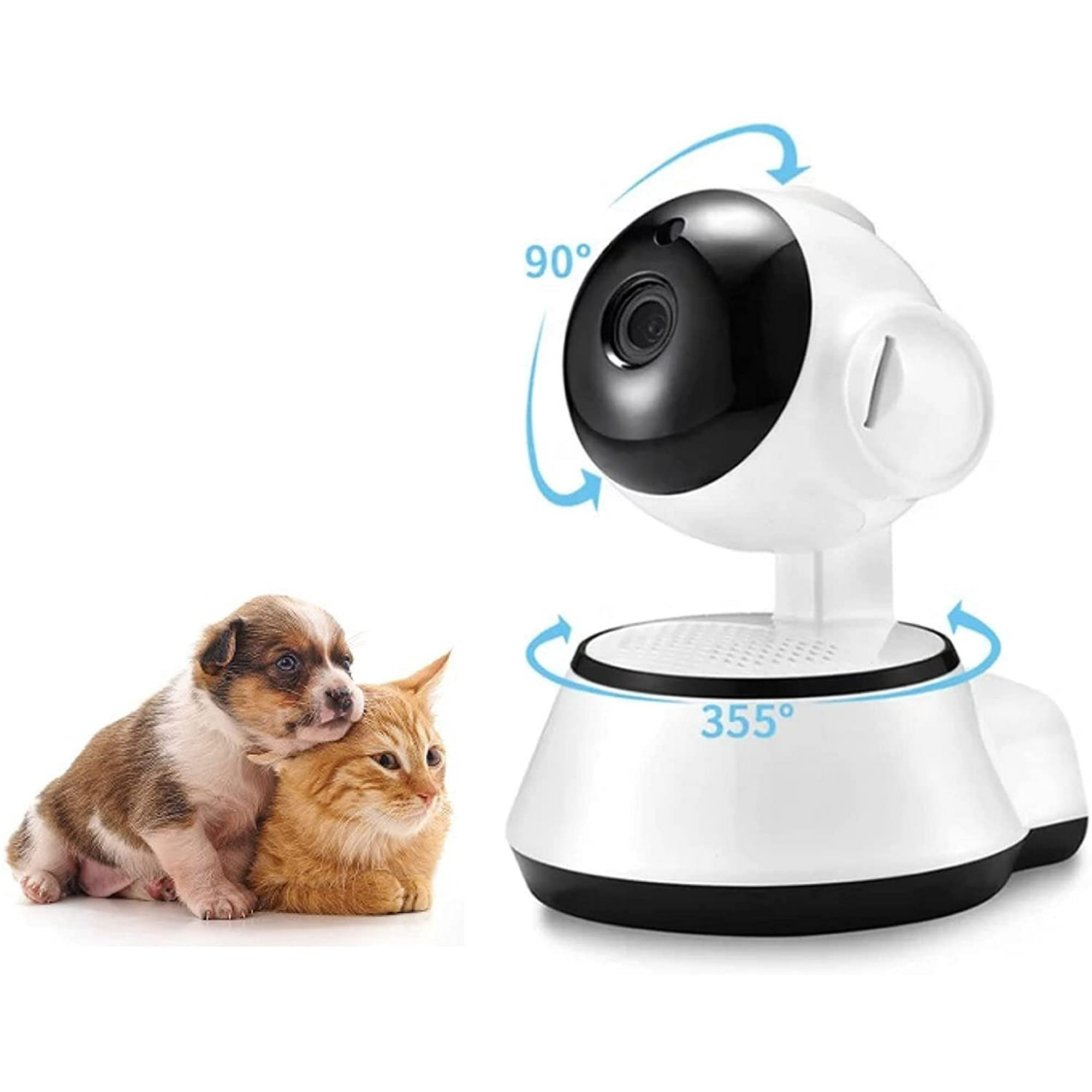 Smart pet Camera for Dog/Cat,2 Way Audio Voice Interaction, pet Monitor Detection Alarm, Night Vision and Security Camera, Picture Alarm Push | Walmart Canada Smart pet Camera for Dog/Cat,2 Way Audio Voice Interaction, pet Monitor Detection Alarm, Night Vision and Security Camera, Picture Alarm Push | Walmart Canada