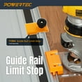 thumbnail image 2 of POWERTEC Router Guide Rail Adapter for DeWalt DWP611 and DCW600B Fixed Base Trim Routers - Compatible with Powertec, Makita, Festool, Milwaukee, Kreg ACS, WEN, Triton, Ridgid Guide Rails, 72019N, 2 of 7