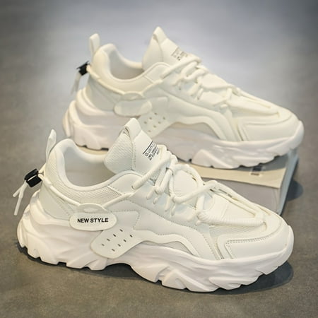 

ZNGYXN Men‘s Trendy Old School Style Chunky Shoes Comfy Non Slip Casual Soft Sole Sneakers For Men‘s Outdoor Activities Men‘s Footwear