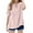 Pink, variant on PINQI Girls Cotton Linen Blouse Shirts Long Sleeve Summer Kids Tunic Top V Neck Button Down Teen Plain Lightweight Tee