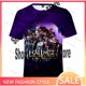 thumbnail image 3 of Camiseta navideña con diseño de juego de batalla de la noche del bosque en 3D, ropa de calle para niños, hombres y mujeres, camiseta Harajuku, ropa para adolescentes, 3 of 5