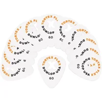Dunlop Guitar Picks Tortex Flex X Standard 12 Pack .60 MM Light (428XP.60)