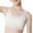 White, variant on WhouRiu Big Girl Training Bra with Padded Stretch Seamless Cotton Sports Bra Children Soft Breathable Bralette Blue,Size 10-13