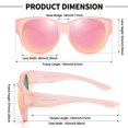 thumbnail image 4 of Gafas de Sol Polarizadas URUMQI para Usar sobre Anteojos UV400 Mujer, 4 of 9