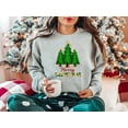 thumbnail image 4 of Merry Christmas Tree Sweatshirt, Cute Christmas Shirt, Women's Christmas Sweater, Holiday Sweater, Leopard Print Christmas Sweater, 4 of 10