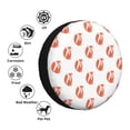 thumbnail image 4 of Pofeuu Orange Fox Print Spare Tire Wheel Cover for Car Truck SUV Camper Universal Fit Spare Tire Cover RV Spare Tire Covers-15 inch, 4 of 6