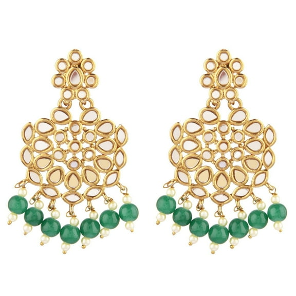 Efulgenz Crystal CZ Rhinestone Boho Earrings Leaf Dangle Statement Earring Set for Women