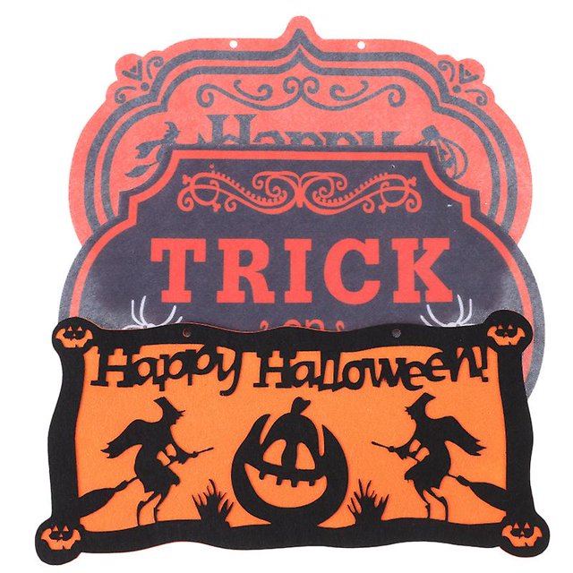3 piezas tablero colgante de Halloween para decoraciones de Halloween