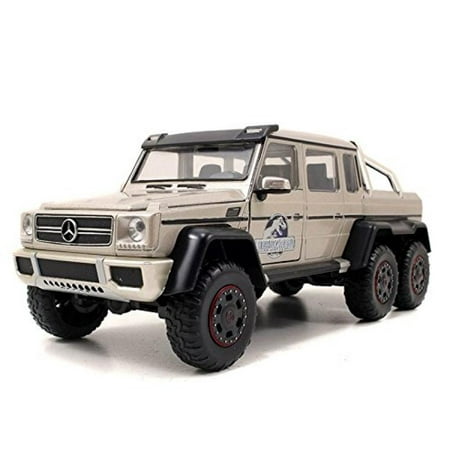 Jada Toys Jurassic World Mercedes G-Wagon 6 x 6 AMG Die Cast Vehicle (1:24 (Best Year Mercedes G Wagon)