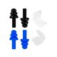thumbnail image 1 of pares de tapones para los oídos para dormir, tapones para los oídos para nadar (negro + azul real), 1 of 5