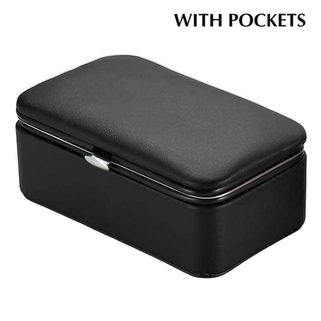 Ear Clips Finishing Jewelry Box Premium Material Storage Case for Stud Earrings Rings Necklaces