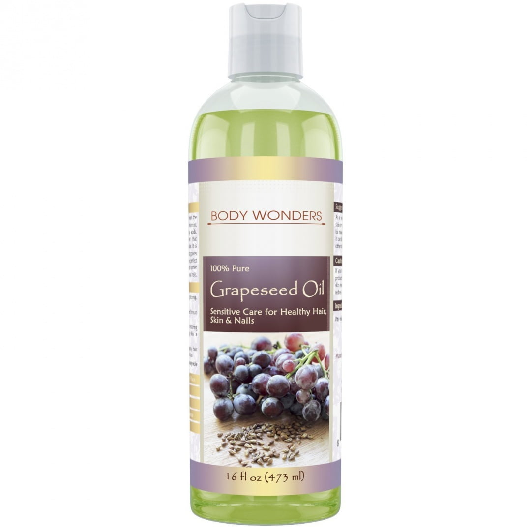 Body Wonders Grapeseed 16 Oz Oil