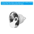 thumbnail image 4 of Uxcell Mini Jingle Bells 0.6" Metal Hanging Bells Silver 50Pack, 4 of 5