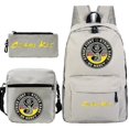 thumbnail image 1 of Conjunto de 3 uds. De mochila Cobra Kai, mochilas escolares para niños, mochilas informales con estampados, mochilas para adolescentes, niñas y niños, mochilas de viaje, 1 of 1
