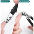 thumbnail image 5 of PONPRNGY Toenail Clippers for Seniors Thick Nails Set, Ergonomic Wide Jaw Large Toenail Clippers for Men Women, Ultra-Sharp and Durable Angled Head Nail Clippers withcher, 5 of 9