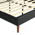 thumbnail image 6 of VECELO Upholstered Platform Bed Frame Mattress Foundation/Strong Wood Slat Support, Black, Full Size, 6 of 7