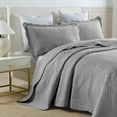 thumbnail image 2 of MarCielo 3-Piece 100% Cotton Oversized Bedspread Quilt Set Coverlet Set Farmhouse Bedding Set TF, 2 of 7
