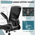 Coolhut Ergonomic Office Chair, Task Chair, Comfort Desk Chair with