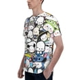 thumbnail image 6 of Mens Pochacco 3d Print T-Shirt Crewneck Short Sleeve Tee Shirt, 6 of 7