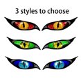 2PCS Car Stickers Evil Eye Zombie Style Sunproof Waterproof Decal for ...