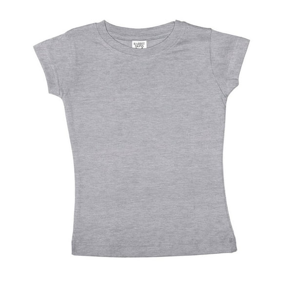 Toddler's 4.5 oz. Girls' Fine Jersey Longer Length T-Shirt