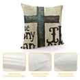 thumbnail image 4 of Throw Pillow Case Beliefs We Walk by Faith and Not Sight Design ian Bible Verse Decorative Cushion Cover Square Throw Pillow Cover, 4 of 5