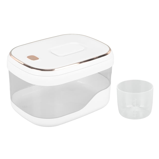 Cubo de arroz tipo prensa, contenedor de almacenamiento de arroz de gran capacidad, recipiente higiénico para arroz para el hogar y restaurante, 5 kg