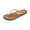 Ivory/Tan, variant on Danica Braided Thong Strap W/Kush Neoprene Footbed, Ivory/Tan, 9 M US