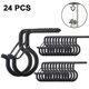 thumbnail image 1 of 24pcs Screw In Hooks Outdoor String Lights Screw Hook Ceiling Hooks, 1 of 5