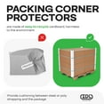 thumbnail image 6 of IDL Packaging Cardboard Edge Protector 2" x 2" x 36", Pack of 100 - V-Board Reinforced Cardboard Corners for Shipping, 6 of 7