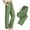 Army Green, variant on Women's Athletic Pants with Side Pocket Elastic Waist Running