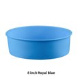 thumbnail image 2 of Wweixi Moule Rond en Mousse Réutilisable Lavable pour Gâteau de Mariage Maison Boulangerie Restaurant Bricolage Bleu 8 Pouces, 2 of 6
