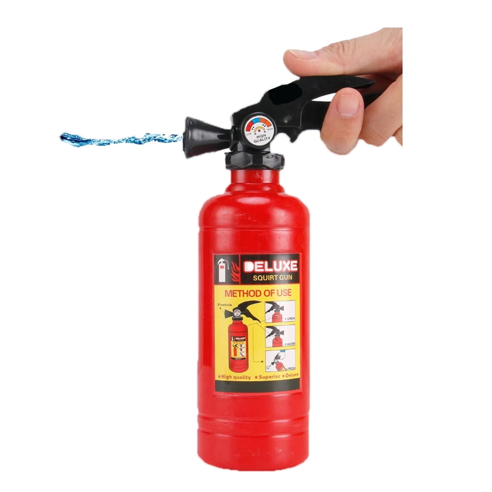 Visland Fire Extinguisher Squirt Toys Firefighter Water Guns with