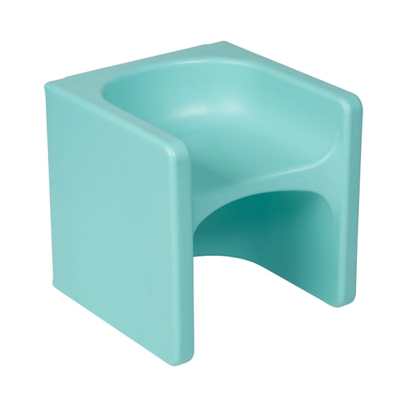 ECR4Kids Tri-Me 3-In-1 Multipurpose Outdoor Cube Chair, Children's Furniture, Aqua